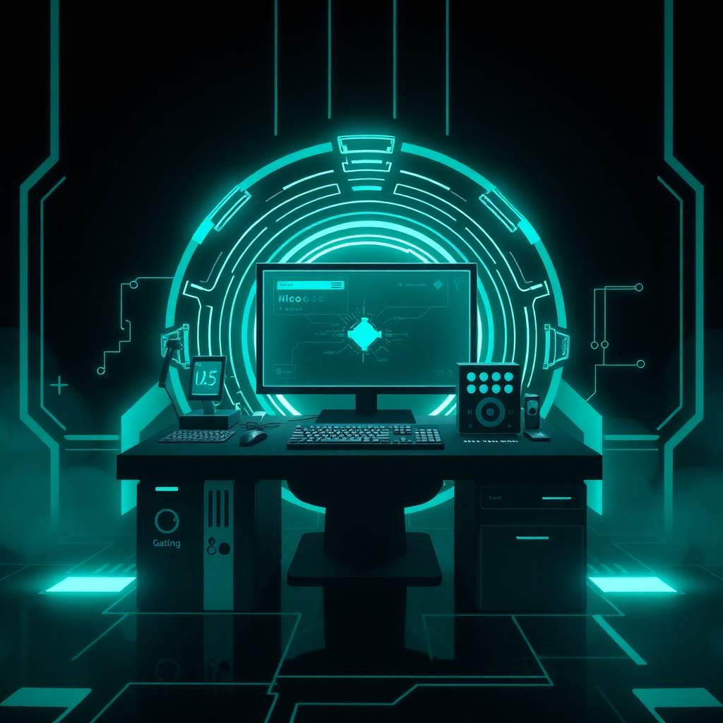 Game development process with code and graphics