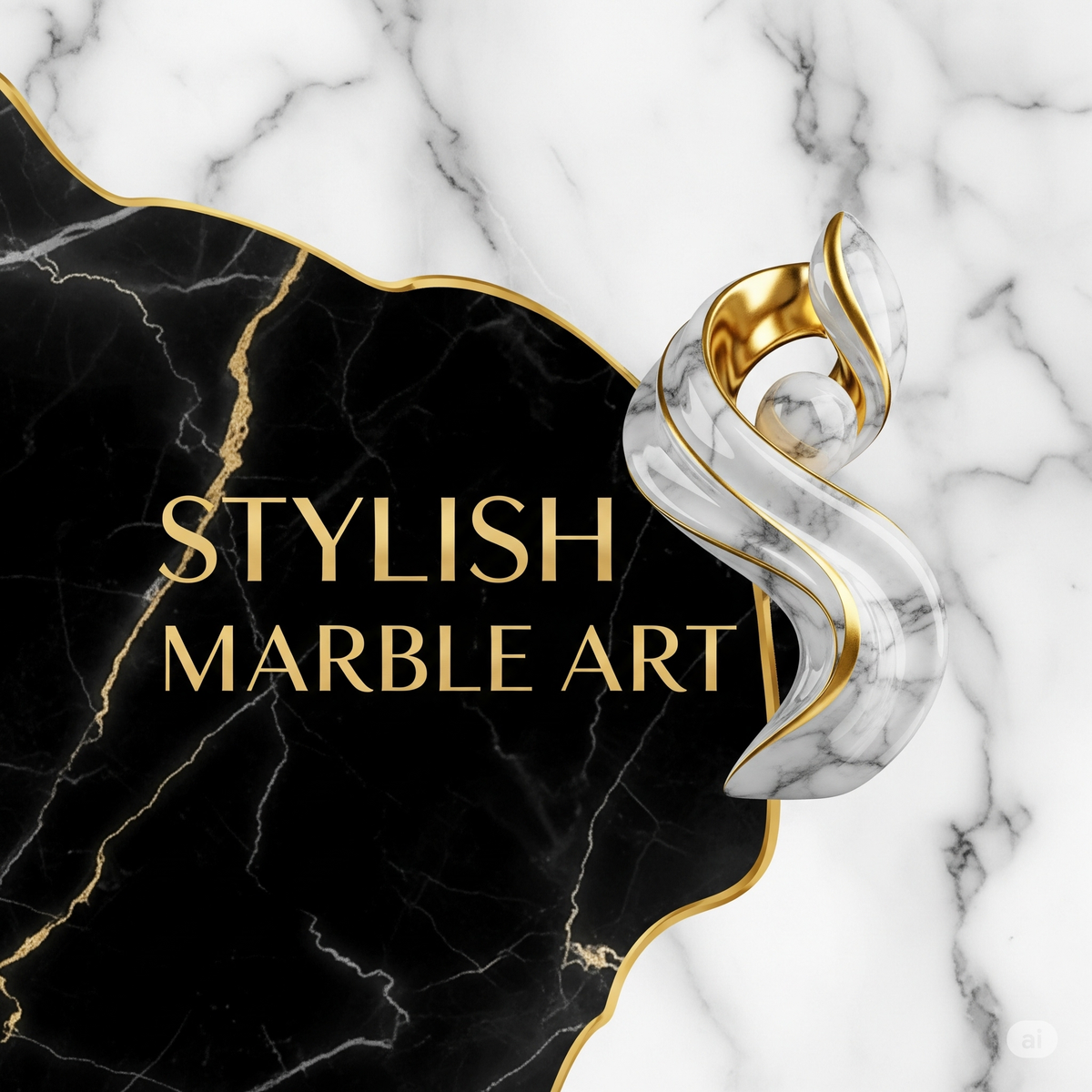 Stylish Marble Art - E-Commerce Store